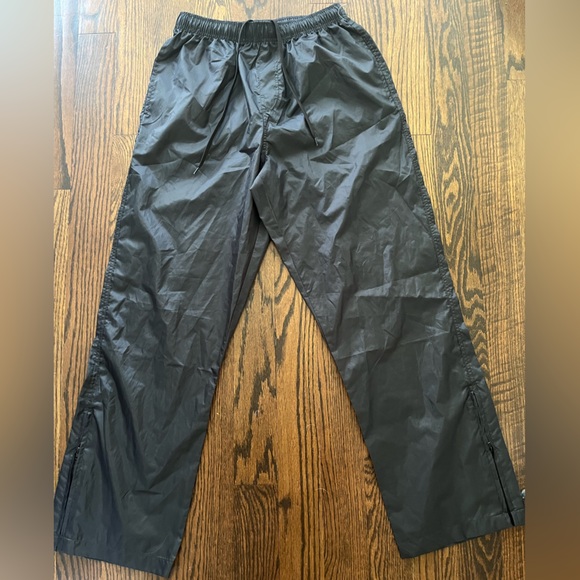 Cinched high waisted lightweight polyester track pant - Picture 1 of 4